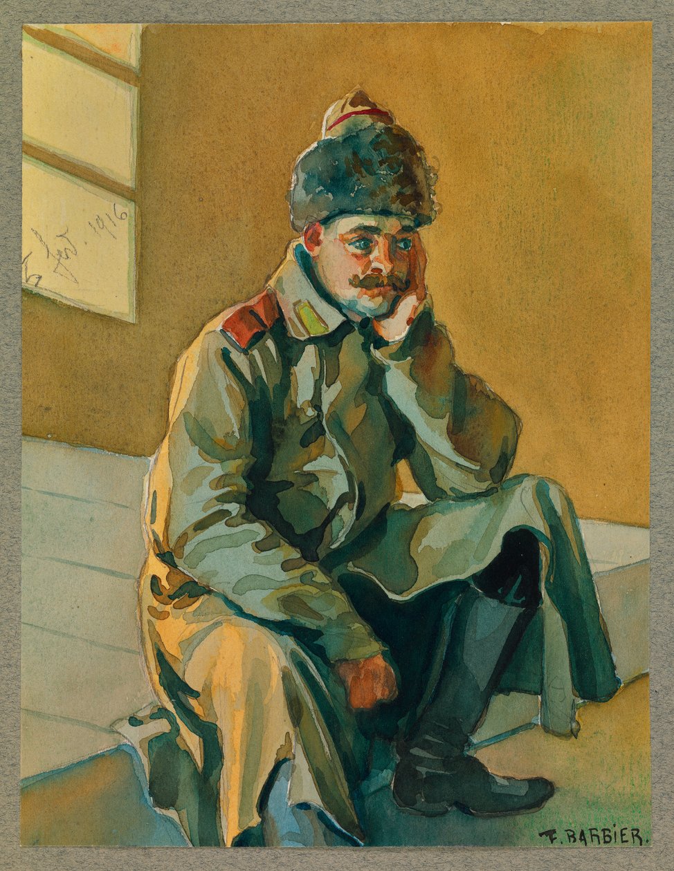 Ruský vězeň, Gustrow od Fernand Barbier