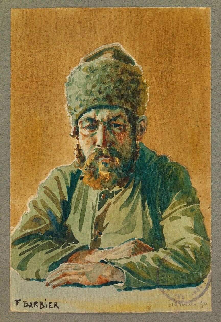 Ruský vězeň, Gustrow od Fernand Barbier