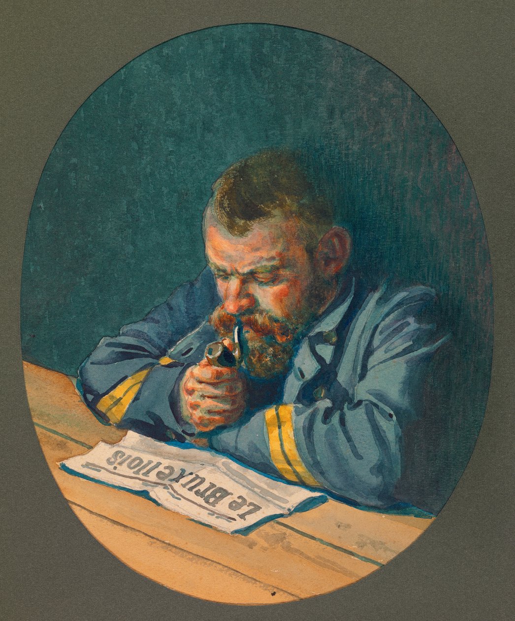 můj přítel Liard , čtení Bruxellois v Gustrowě od Fernand Barbier