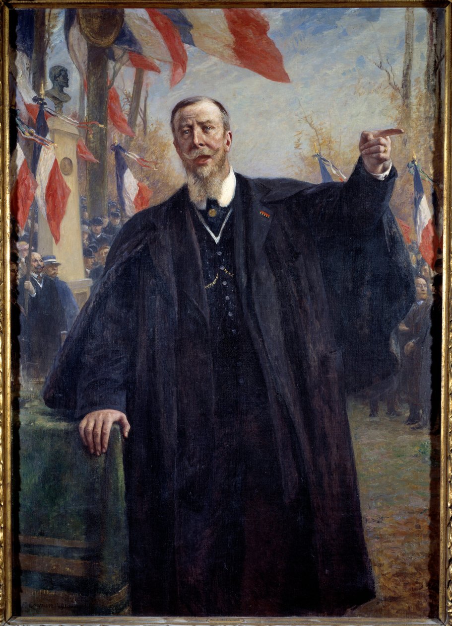 Portrét Paula Deroulede (francouzský spisovatel a nacionalistický aktivista od Fernand Cormon