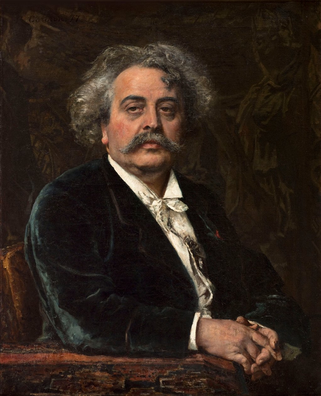 Portrét Pierra Carrière-Belleuse 1851-1933. od Fernand Cormon