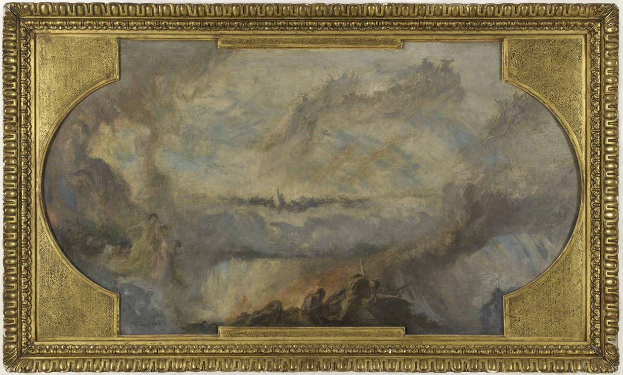 Skica pro severní galerii Petit Palais: Francouzská revoluce (strop) od Fernand Cormon