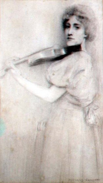Houslista od Fernand Khnopff