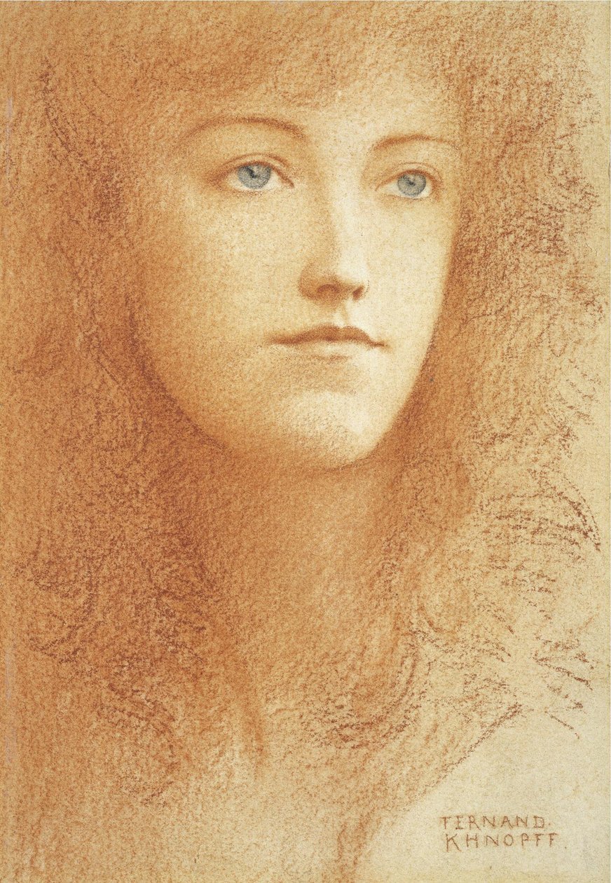 Mladá Angličanka od Fernand Khnopff