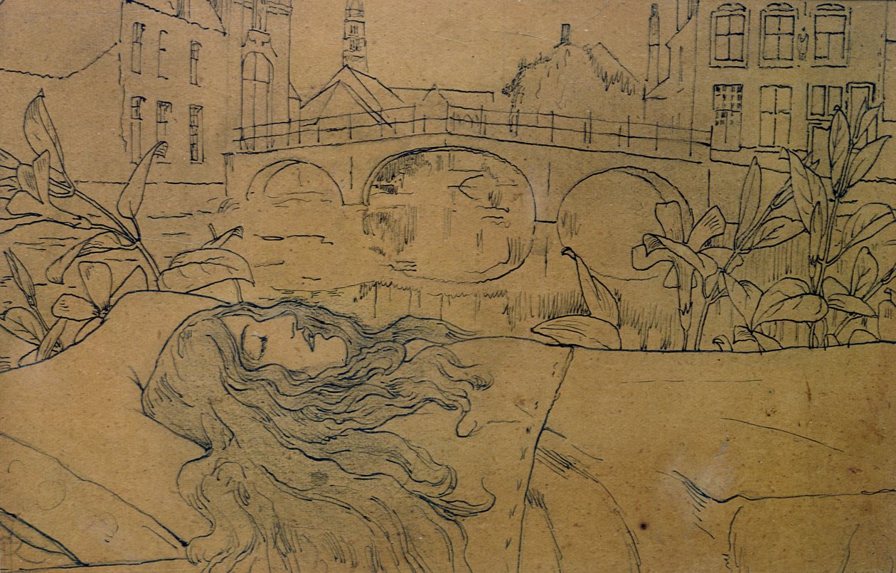 Bruggy, Smrt od Fernand Khnopff