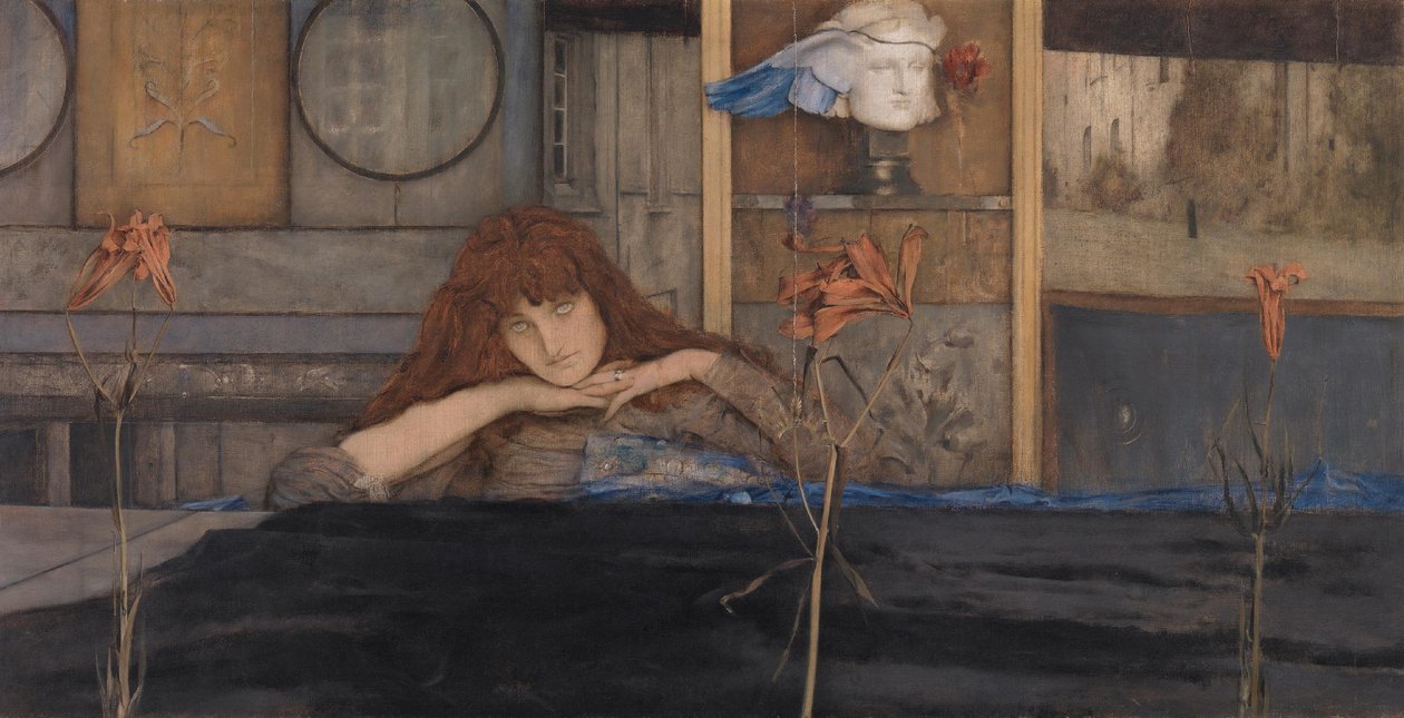 Zamykám se za sebou od Fernand Khnopff