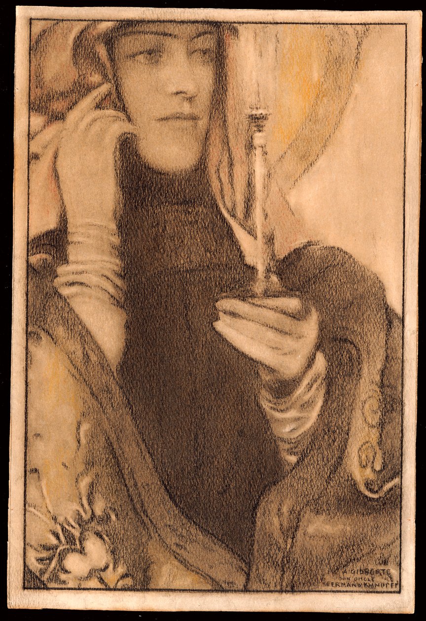 Kadidlo, 1917 od Fernand Khnopff