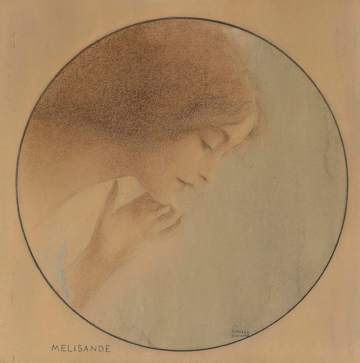 Mélisande, 1907. od Fernand Khnopff