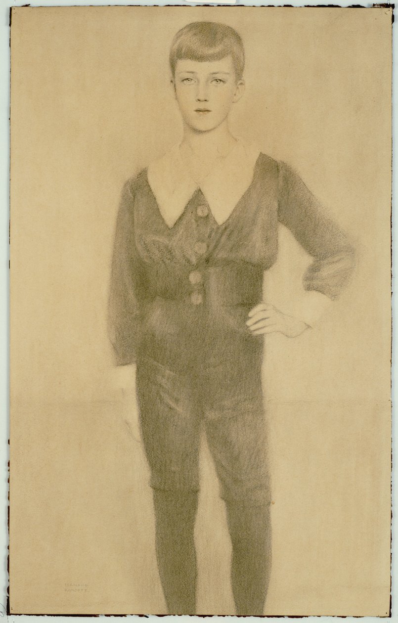 Princ Leopold Belgický, vévoda z Brabant, 1913 od Fernand Khnopff