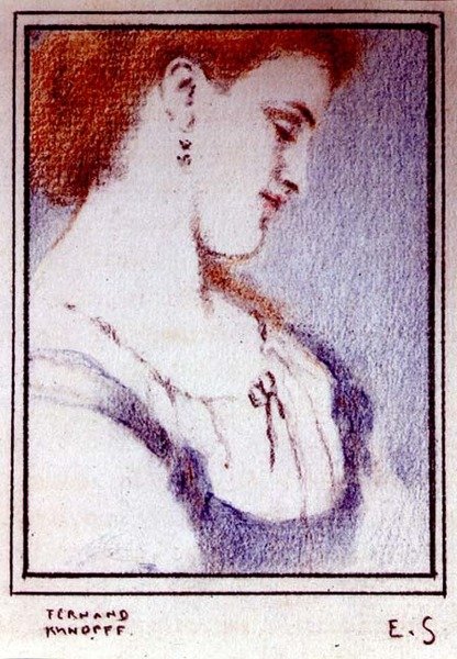 Myšlenky Eugena Smitse od Fernand Khnopff