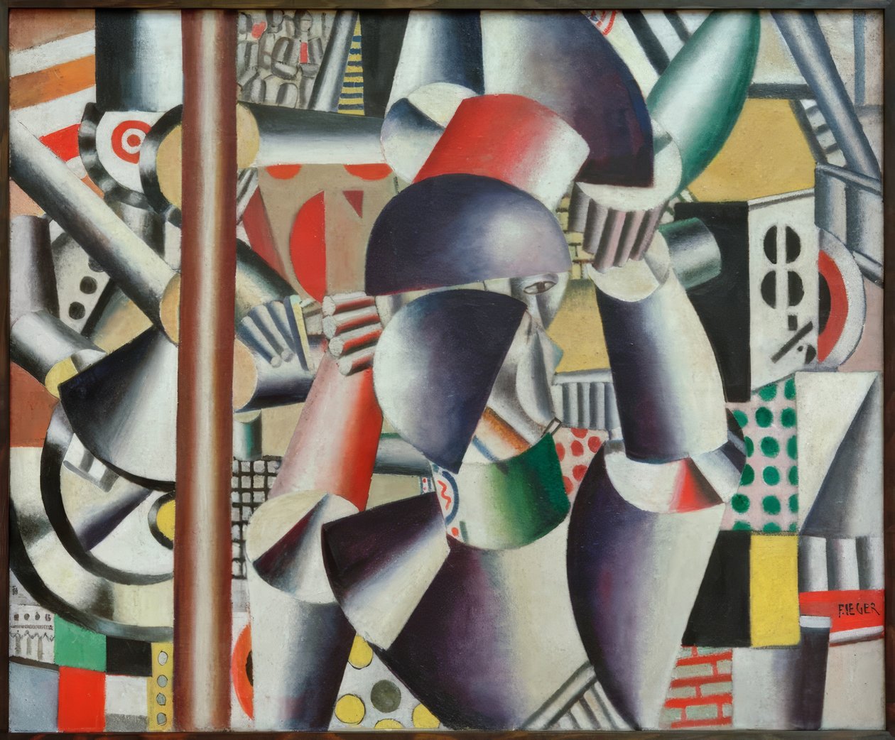 Akrobati v cirkusu od Fernand Leger