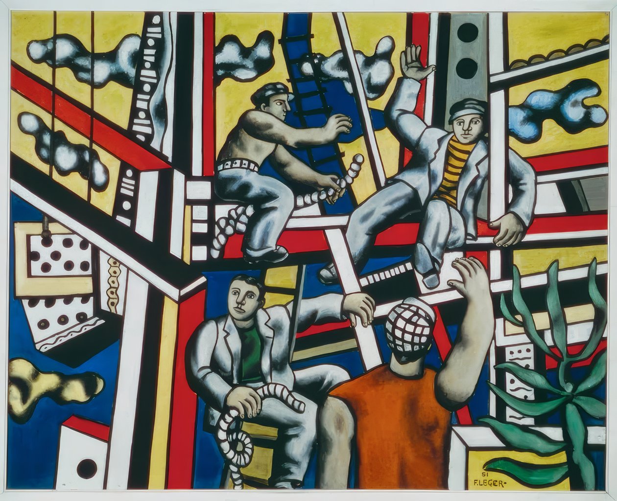 stavitelé od Fernand Leger