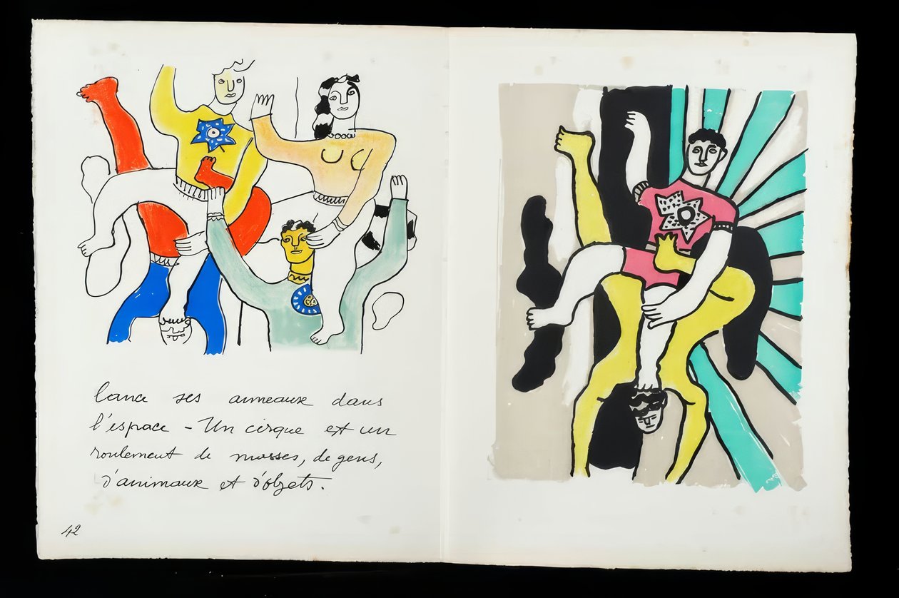 Cirkus, str. 42/43 od Fernand Leger