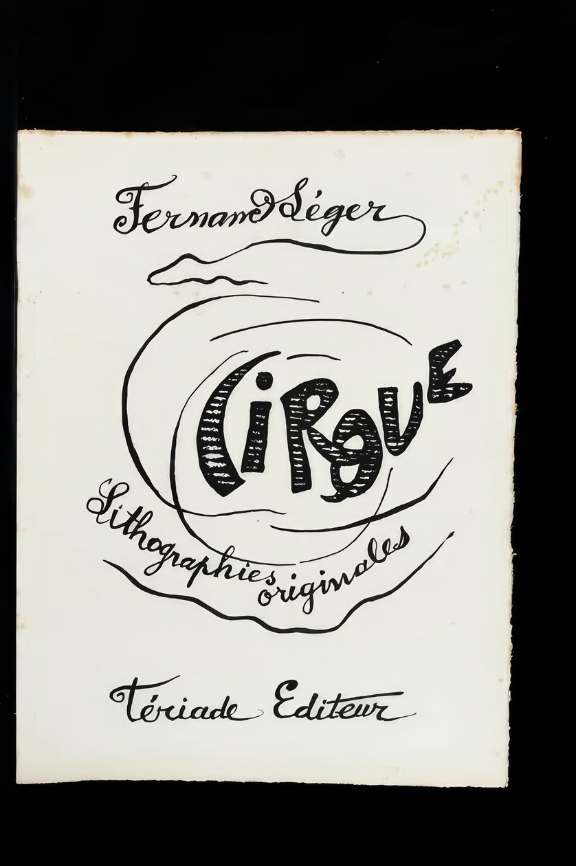 Cirque, titulní strana od Fernand Leger