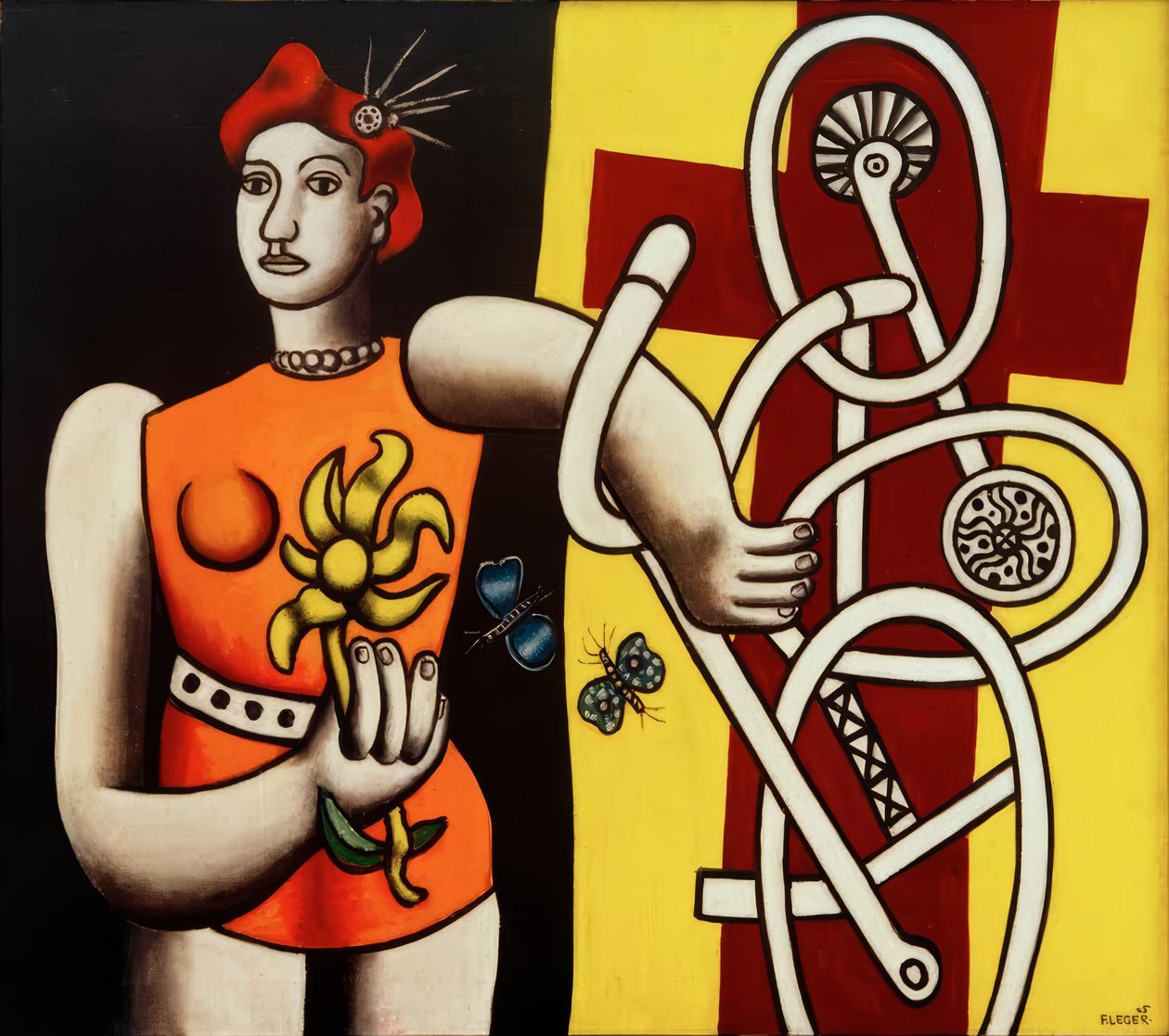 Velká Julie od Fernand Leger