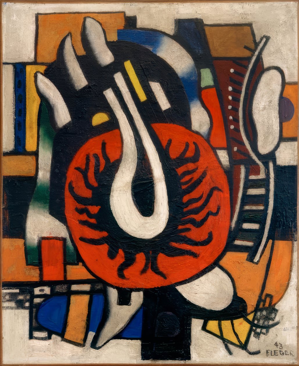 Červený disk od Fernand Leger