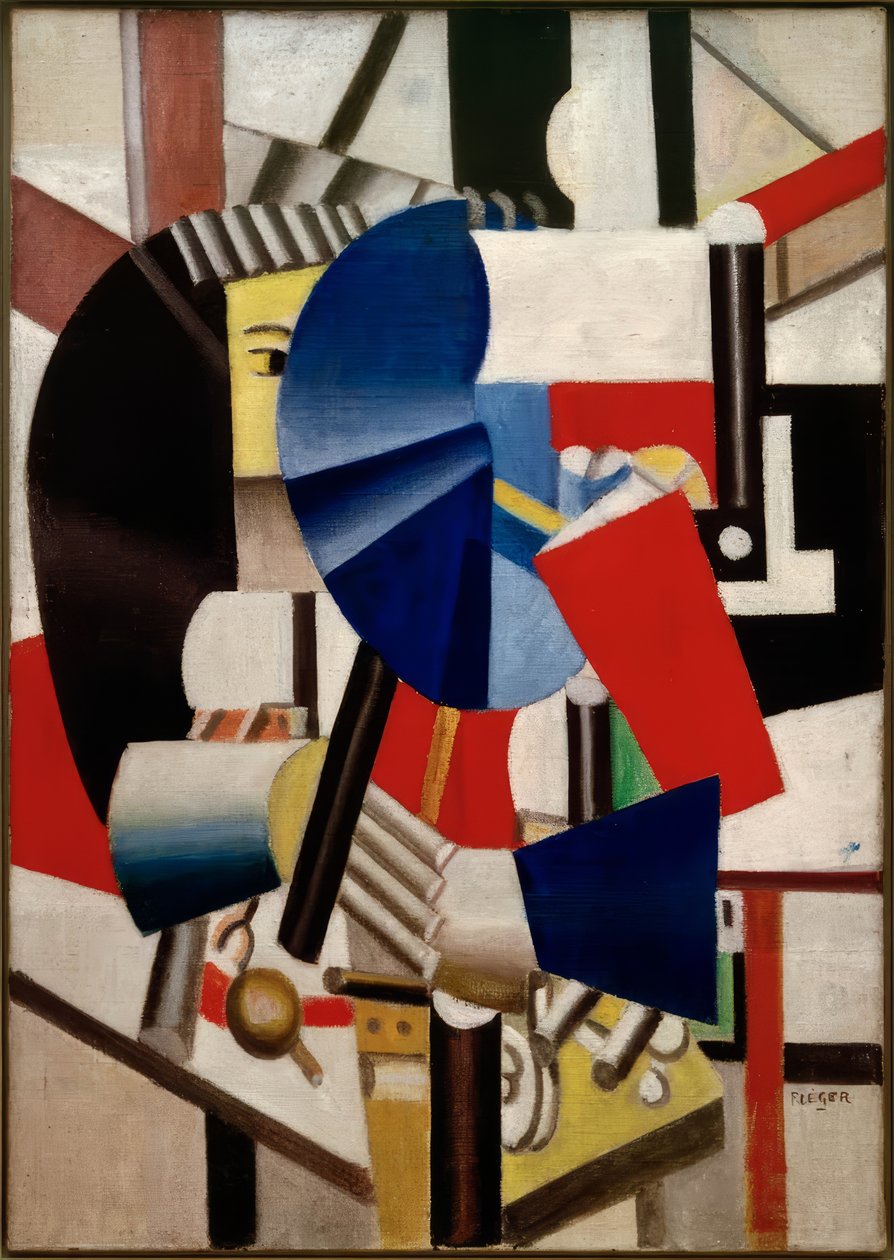 Žena se zrcadlem od Fernand Leger