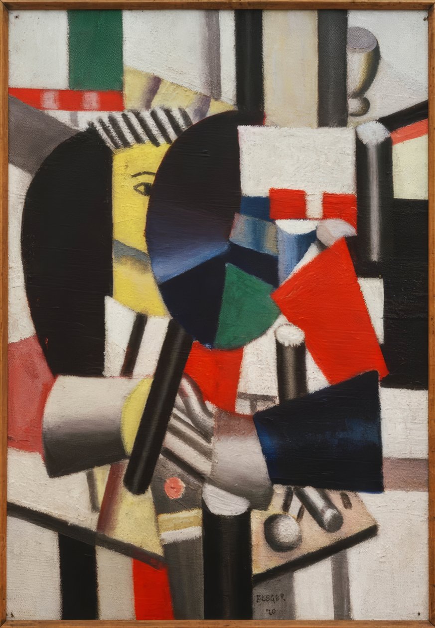 Žena se zrcadlem od Fernand Leger