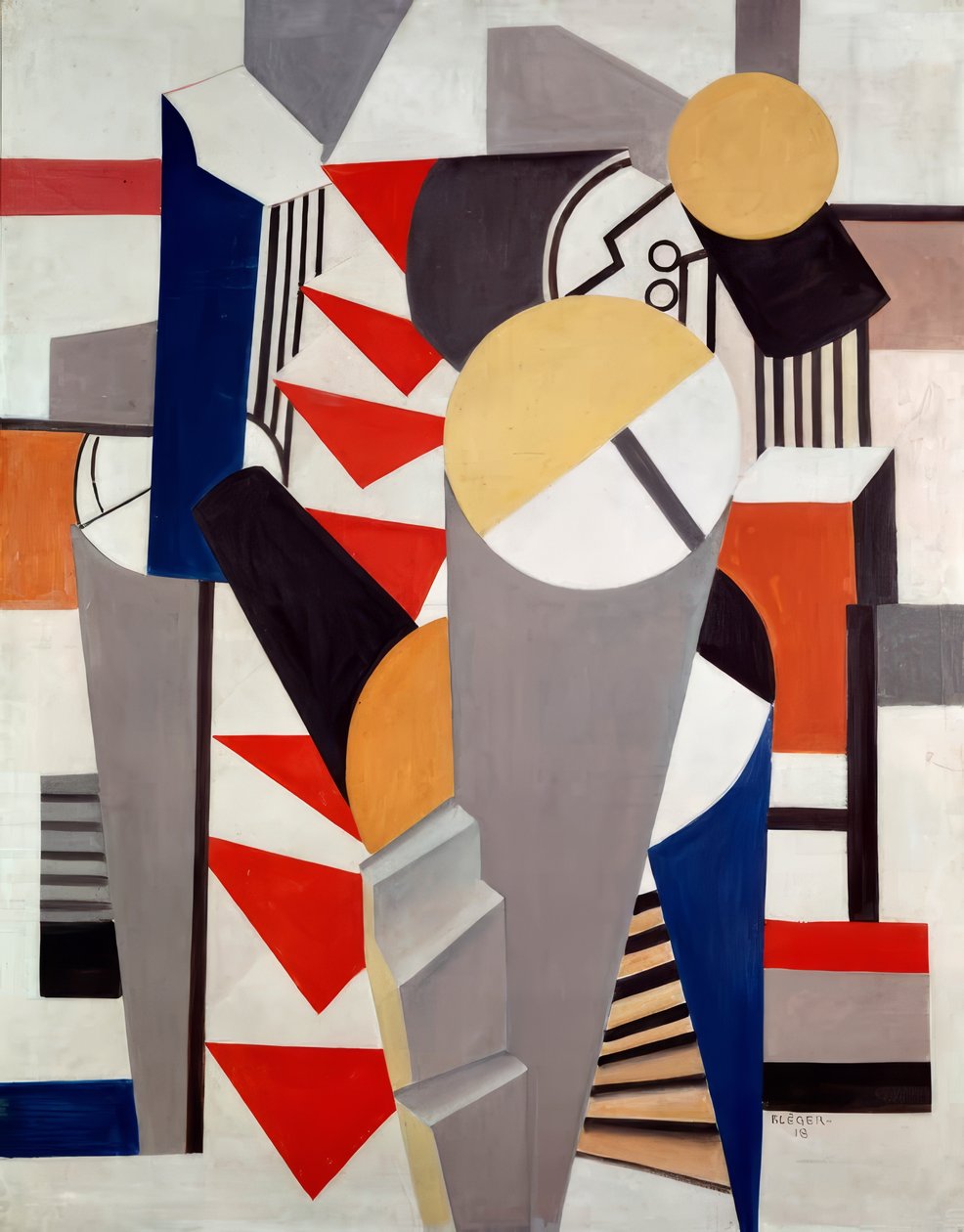Kompozice (Moskva) od Fernand Leger