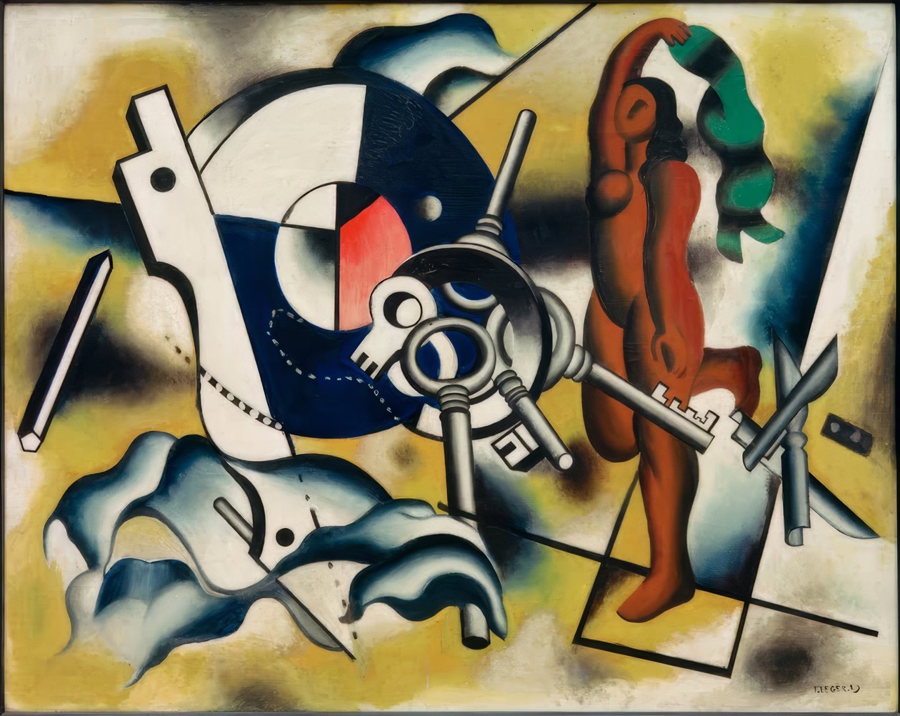 Tanečnice s klíči od Fernand Leger