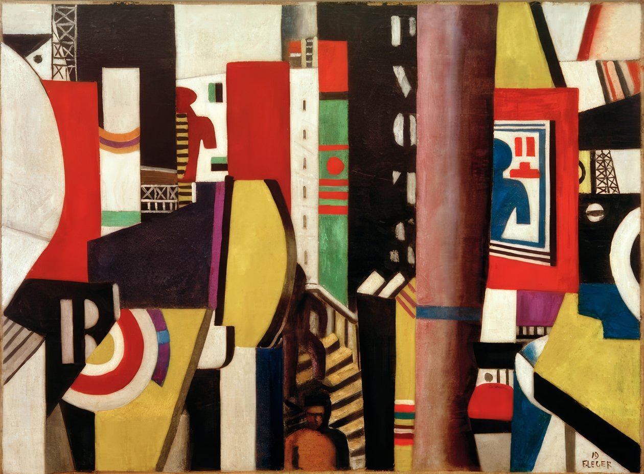 „La Ville“ (město) od Fernand Leger