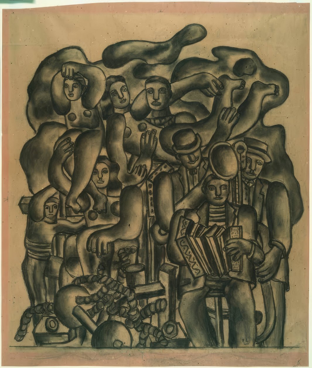 Potulní umělci od Fernand Leger