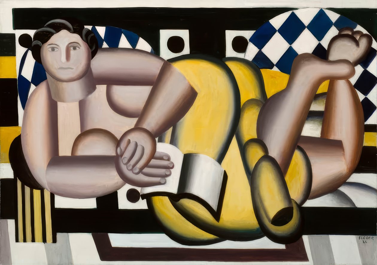 Ležící žena od Fernand Leger
