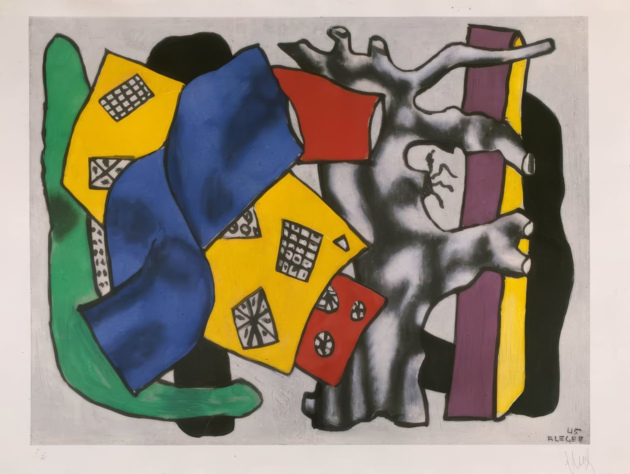 „Racines grises“ (Šedé kořeny) od Fernand Leger