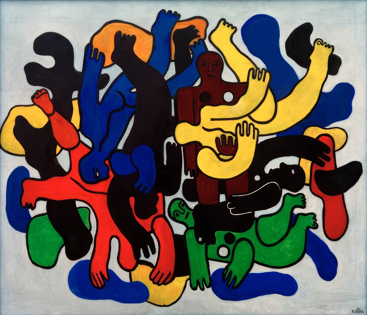 Černí potápěči od Fernand Leger
