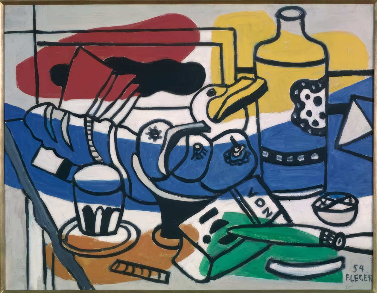 Zátiší se třemi druhy ovoce od Fernand Leger