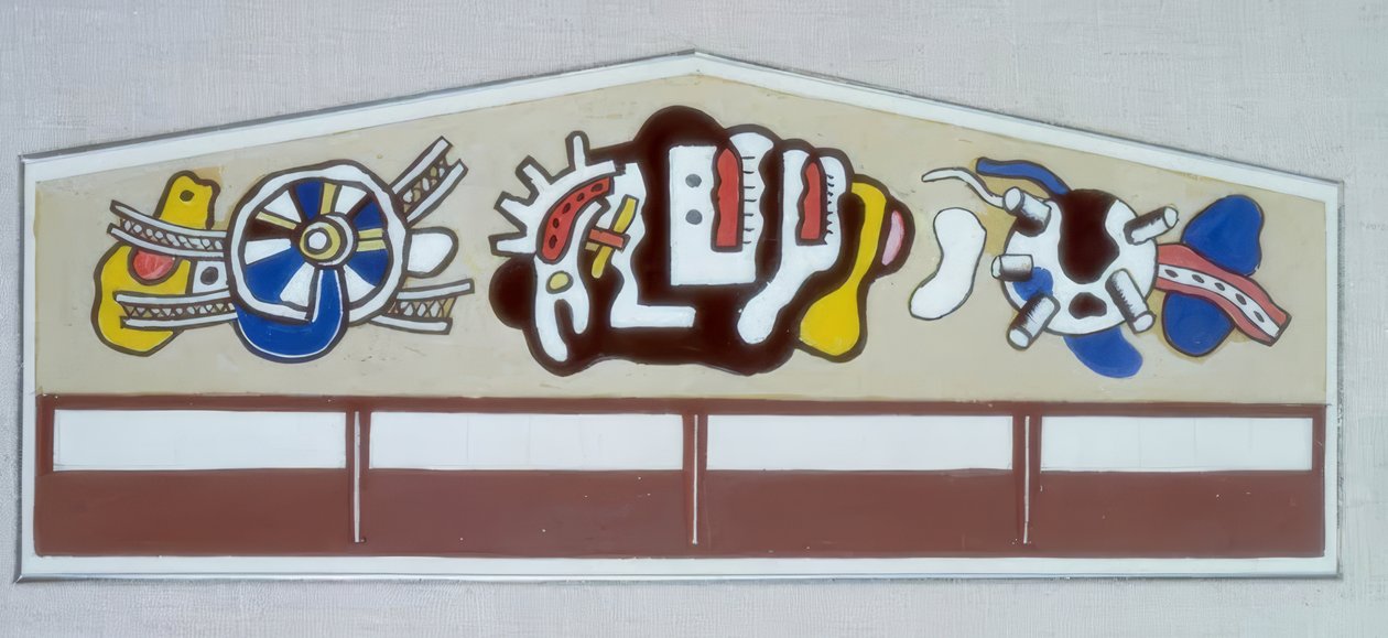 Studie pro French Line Pier od Fernand Leger