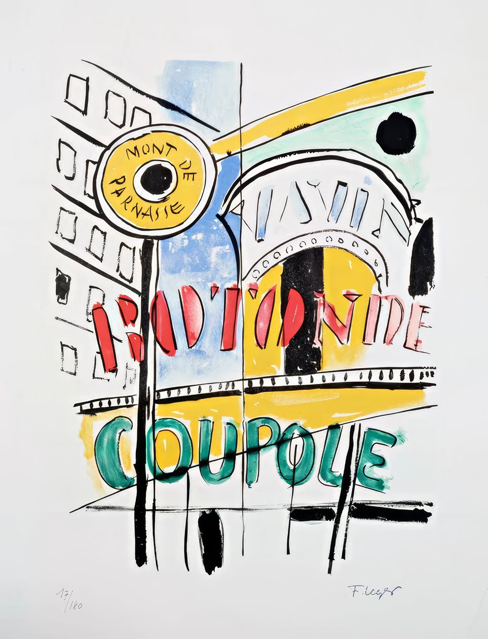 „Město: Montparnasse“ od Fernand Leger