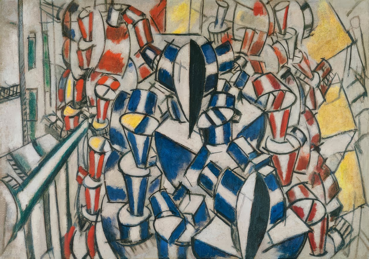 Schodiště (druhý stav) od Fernand Leger