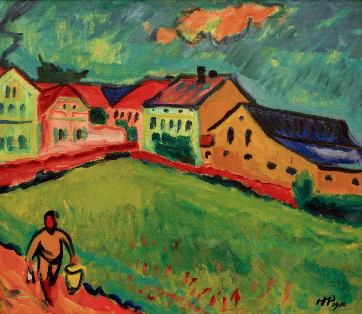 Okraj louky u Moritzburgu od Fernand Leger