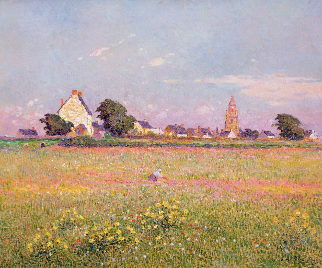 Vesnice nedaleko Rouenu od Fernand Loyen du Puigaudeau