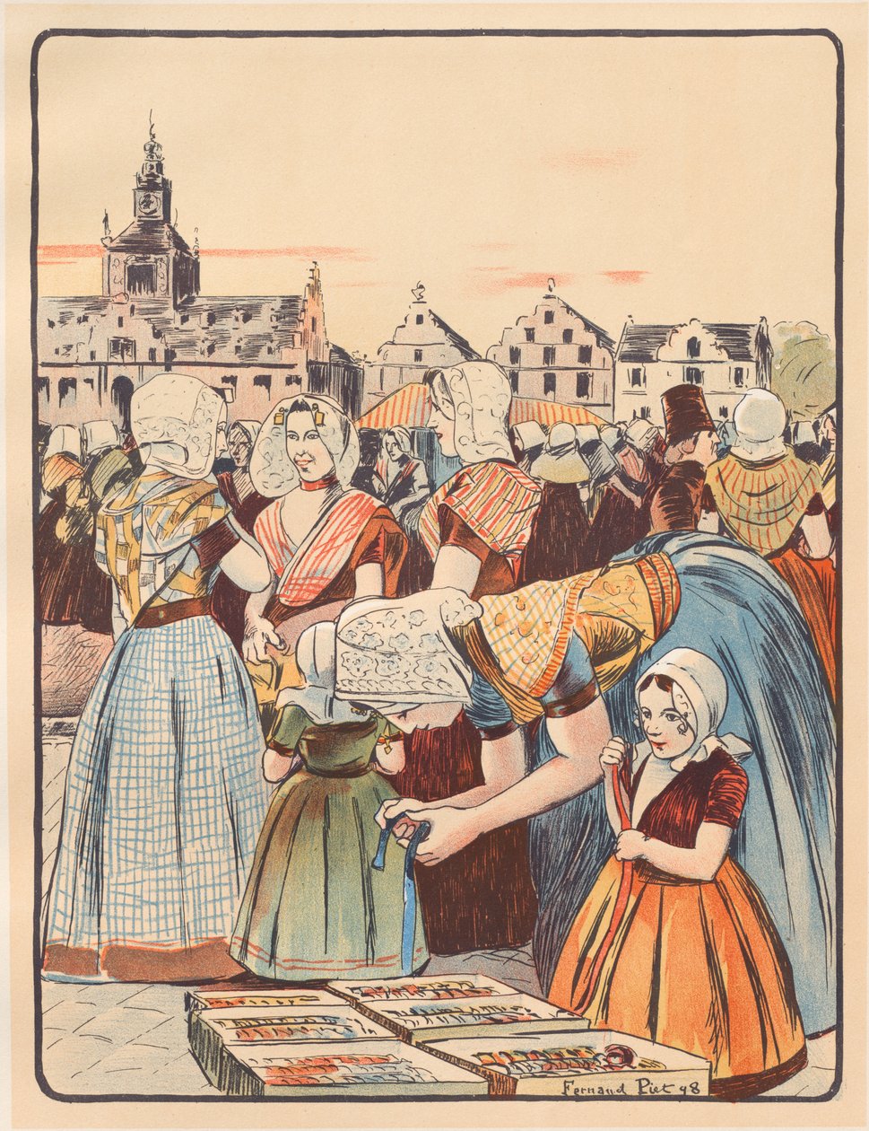 Trh na Zélandu od Fernand Piet