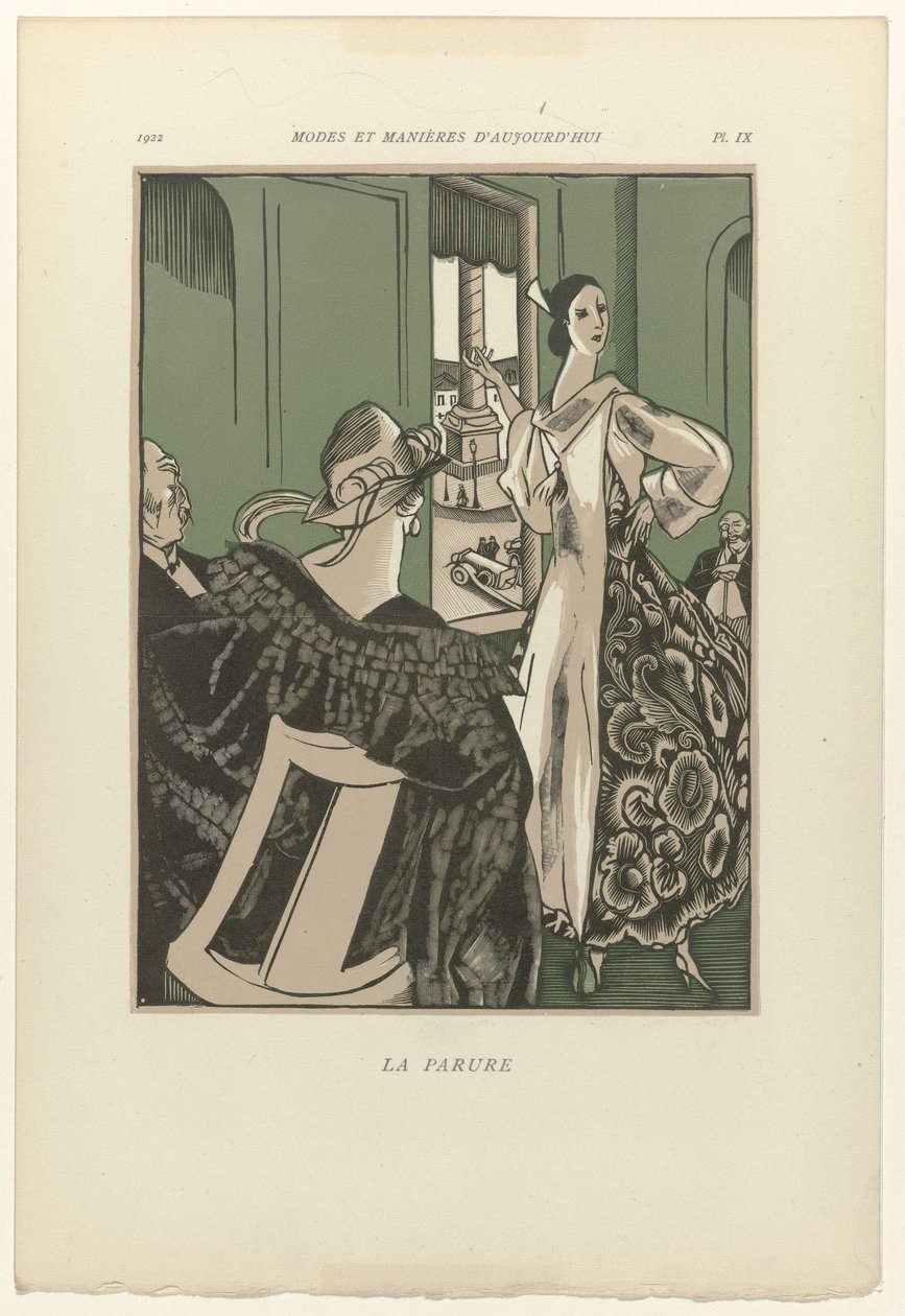 Módy a způsoby dneška, 1922, Pl. 9: Ozdoba od Fernand Siméon