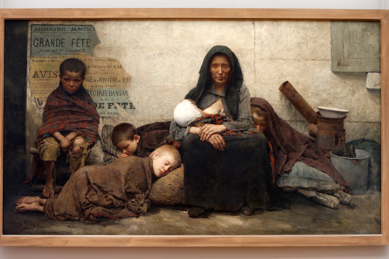 Bezdomovci, 1883 od Fernand de Cordova Pelez