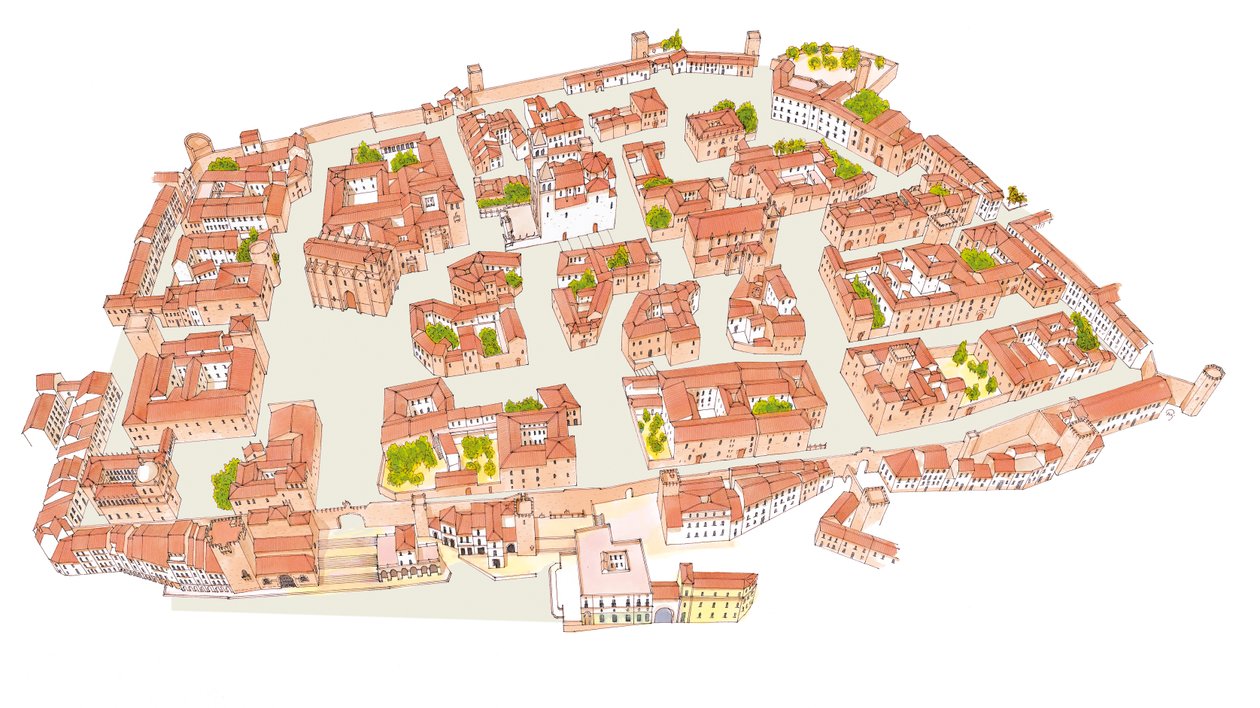 Caceres, Španělsko. Středověké město od Fernando Aznar Cenamor