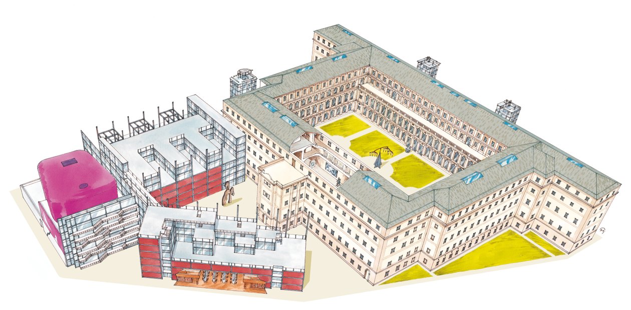 Muzeum národního uměleckého centra Reina Sofia. Madrid, Španělsko od Fernando Aznar Cenamor