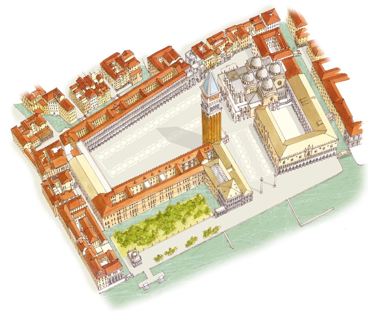 Piazza San Marco. Benátky, Itálie od Fernando Aznar Cenamor