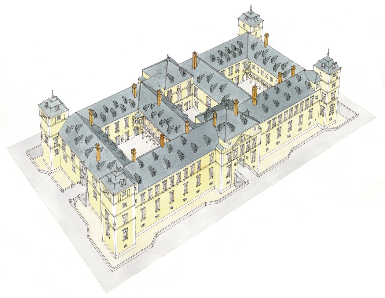 Královský palác El Pardo. Madrid, Španělsko od Fernando Aznar Cenamor