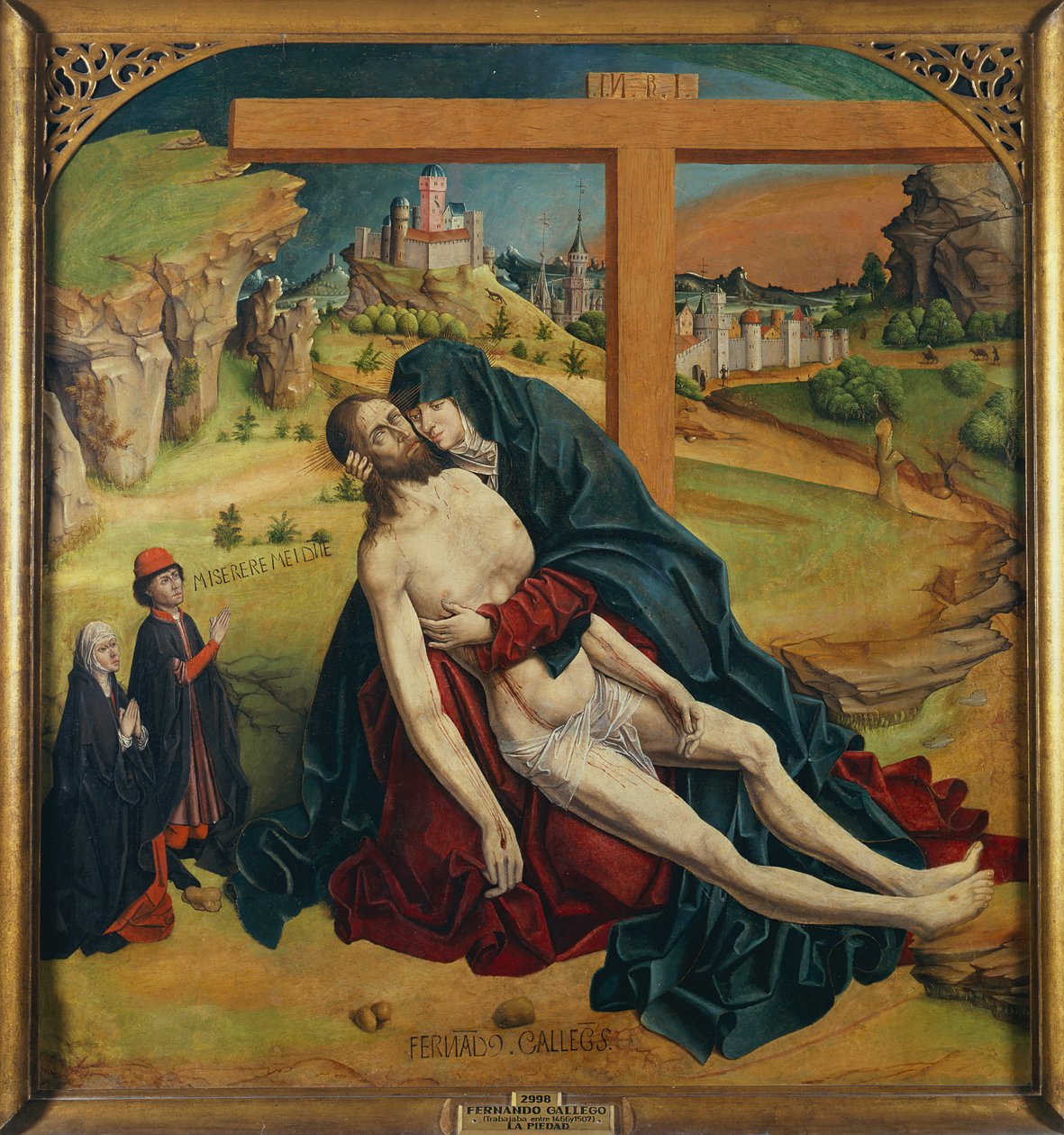 Pieta se dvěma dárci od Fernando Gallego