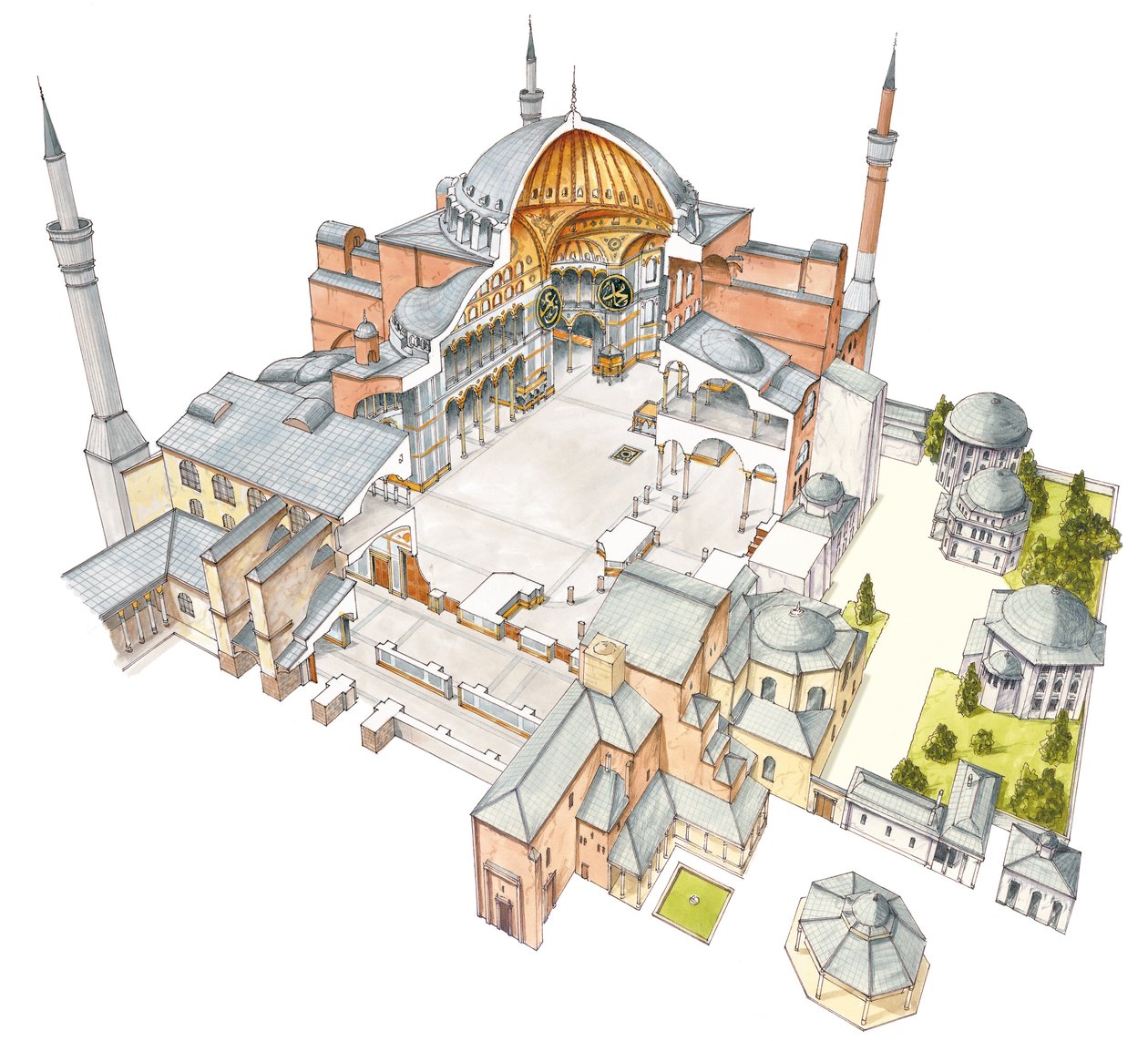 Hagia Sophia. Istanbul, Turecko od Fernando Aznar Cenamor