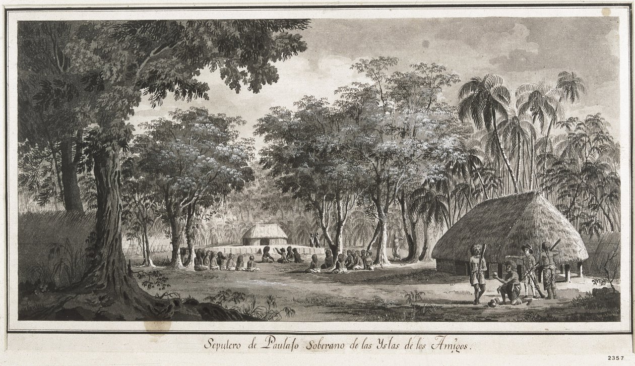 Sepulchre de Paulajo, panovník ostrovů Tonga od Fernando Brambila