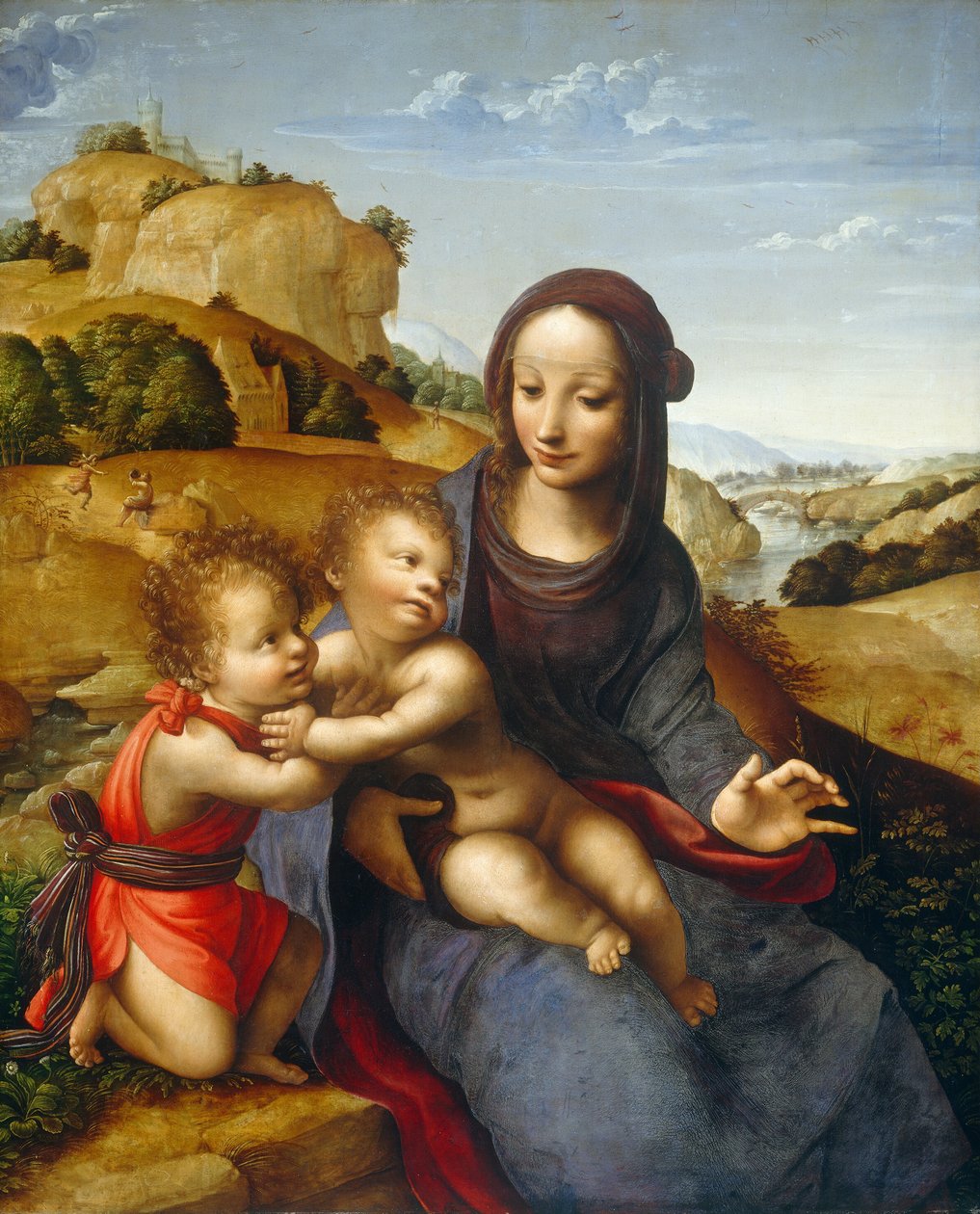 Madona s dítětem se svatým Janem, c. 1505. od Fernando Yáñez de la Almedina