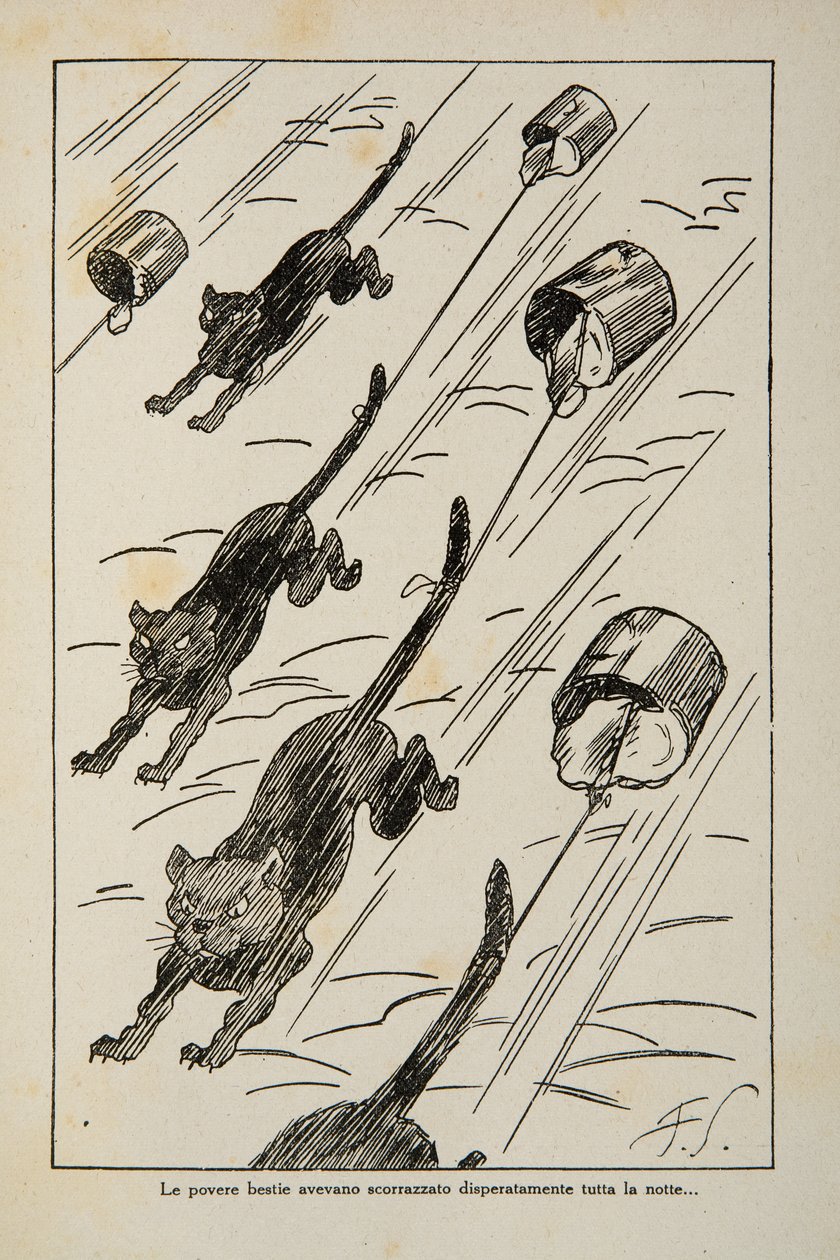 Ilustrace z knihy pro děti, c.1920-30 od Filiberto Scarpelli