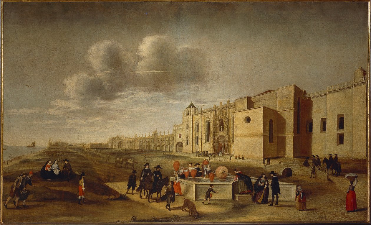 Panoramatický výhled na klášter Jeronimos a náměstí Belem, Lisabon od Filipe Lobo
