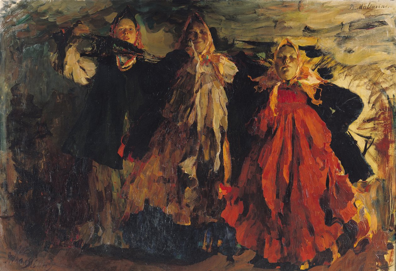Ruští rolníci, 1902 od Filipp Andreevic Maljavin
