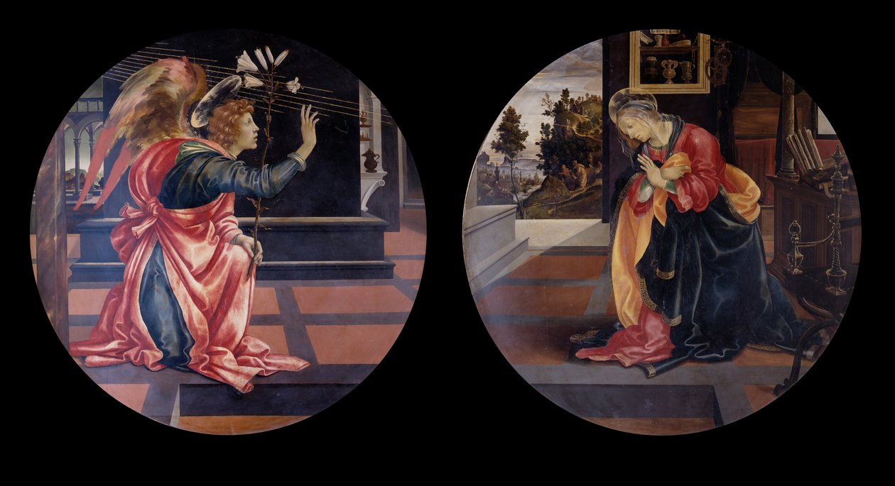 Zvěstování od Filippino Lippi
